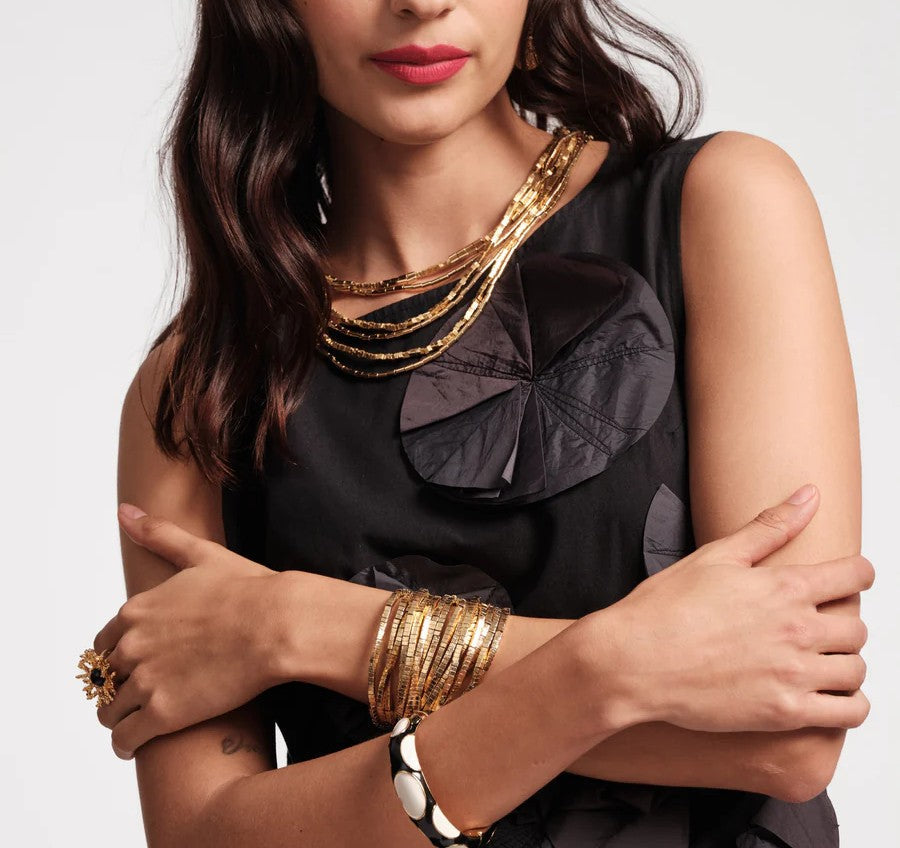 Gold Sugar Cube Bracelet