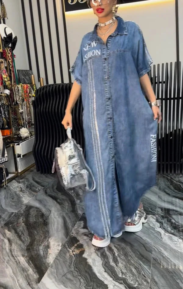 Denim Shirt Dress