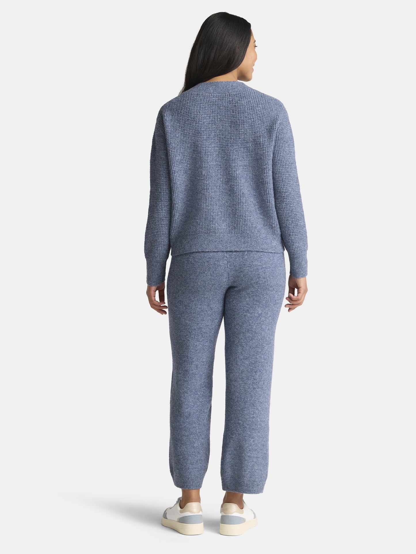 Women's Oversized Wool Cardigan and Pants Set