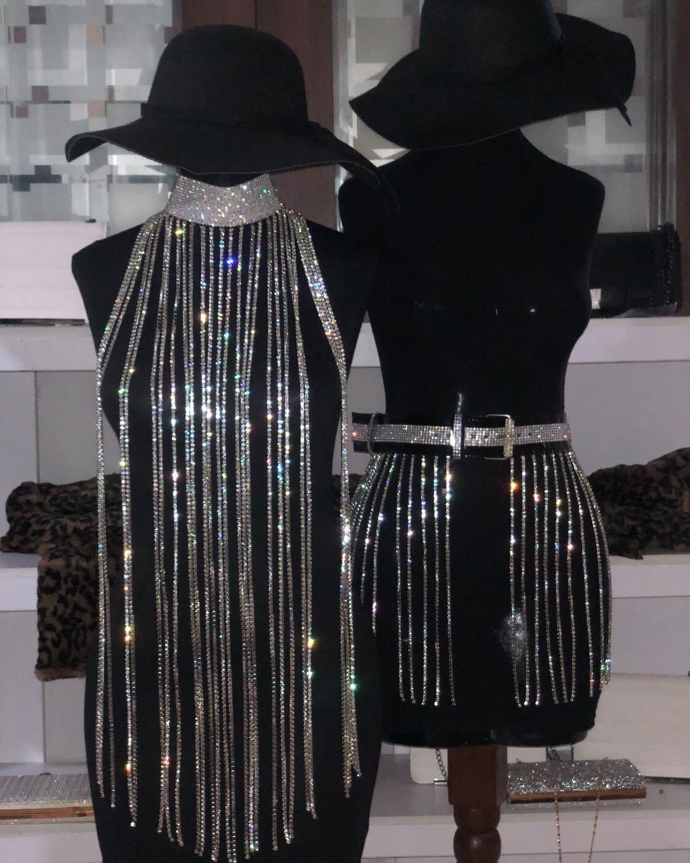 Sparkly Rhinestone Body Chain