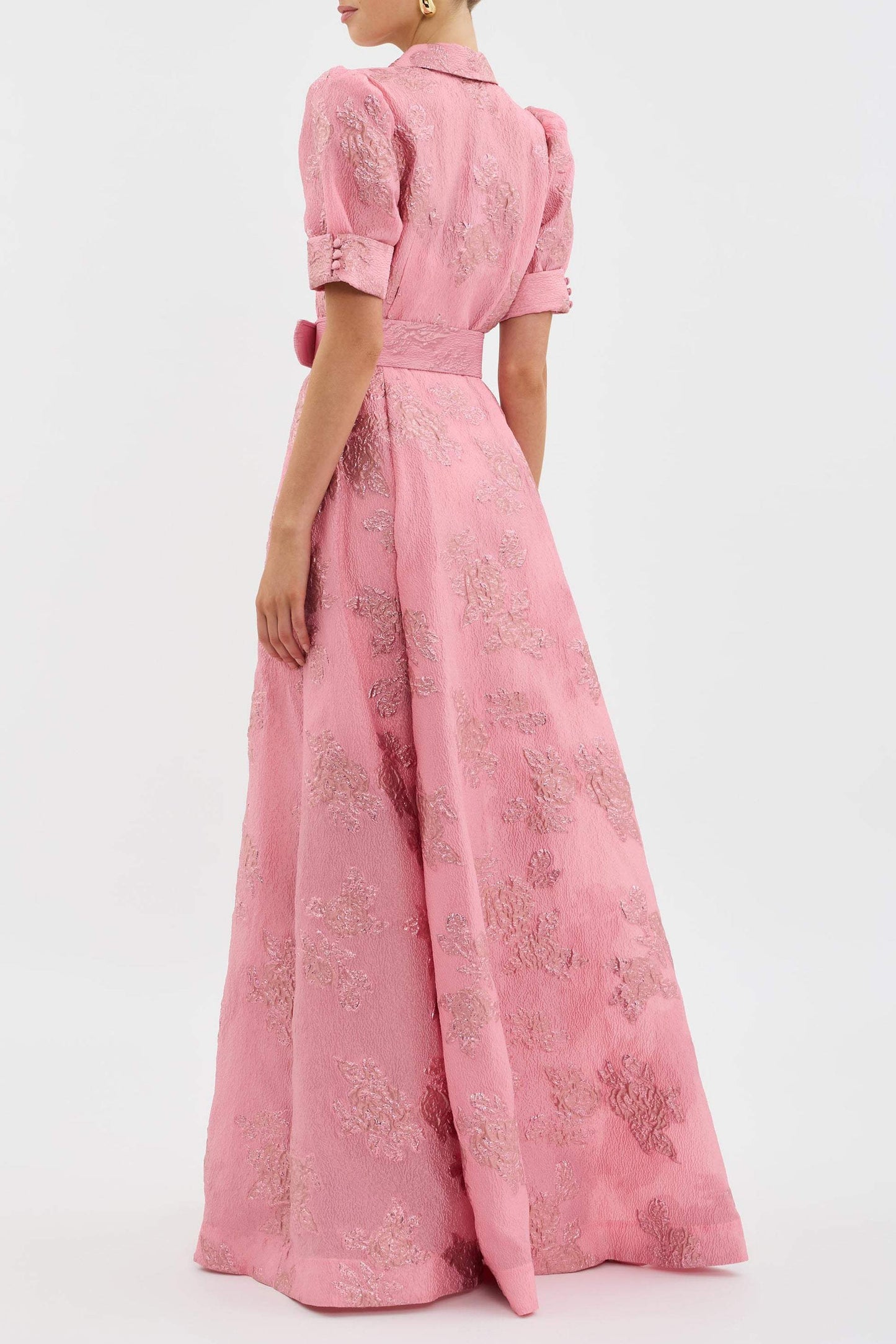 Puff Sleeve Maxi Dress