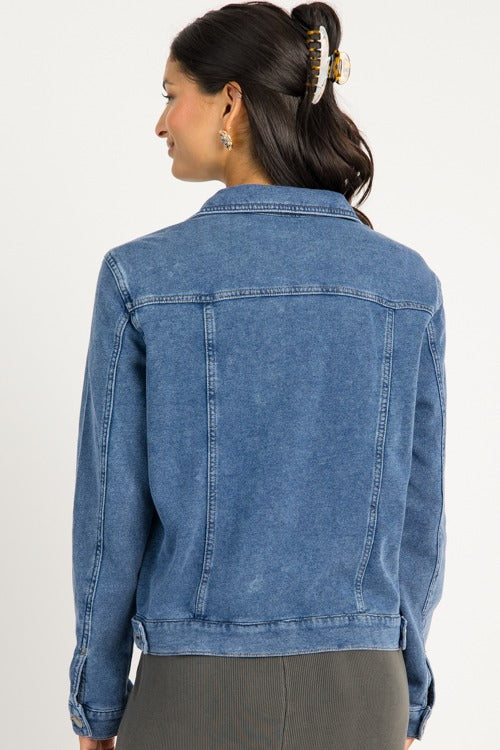 Soft Stretch Denim Jacket