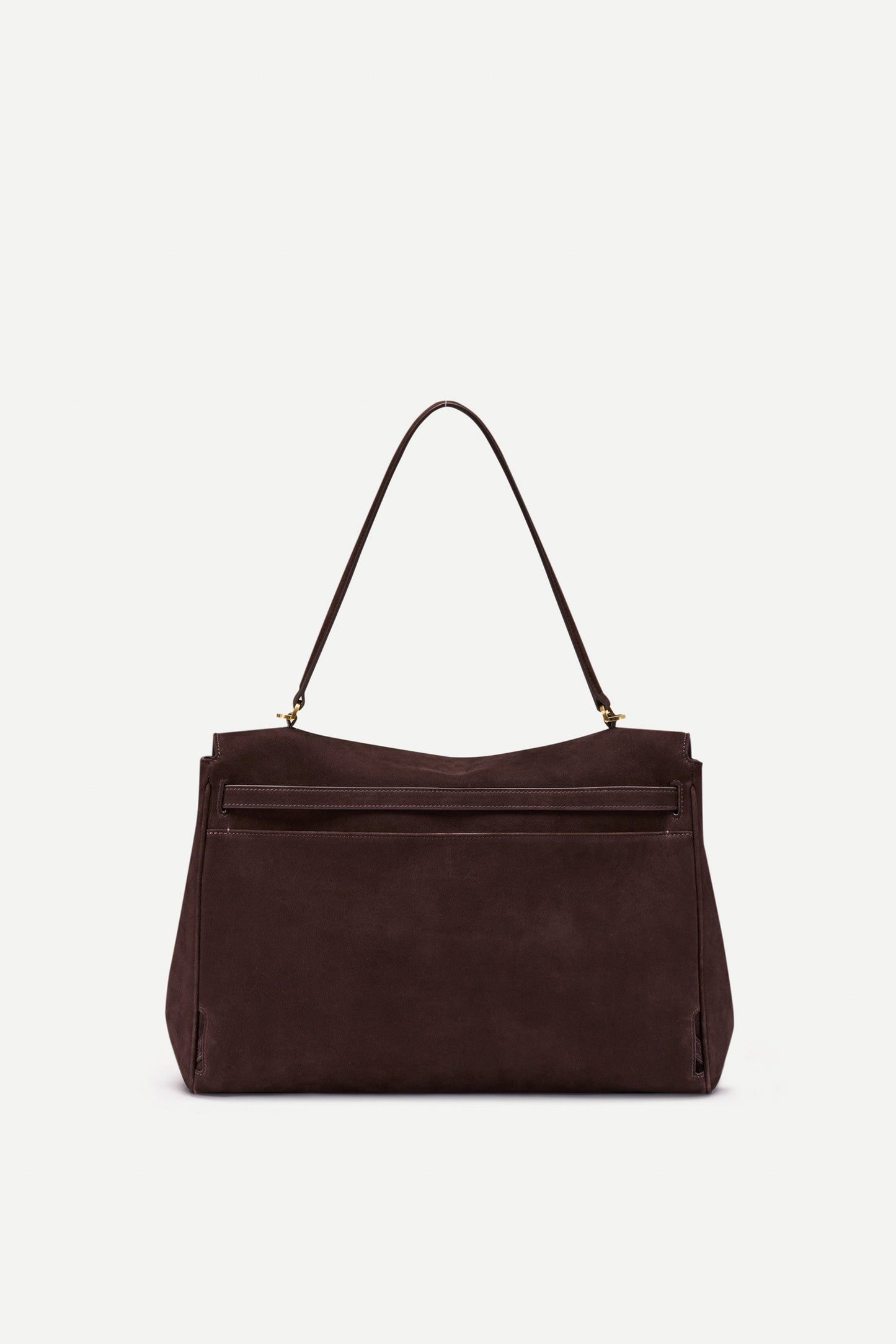 Double Flap Handbag in Calfskin Leather