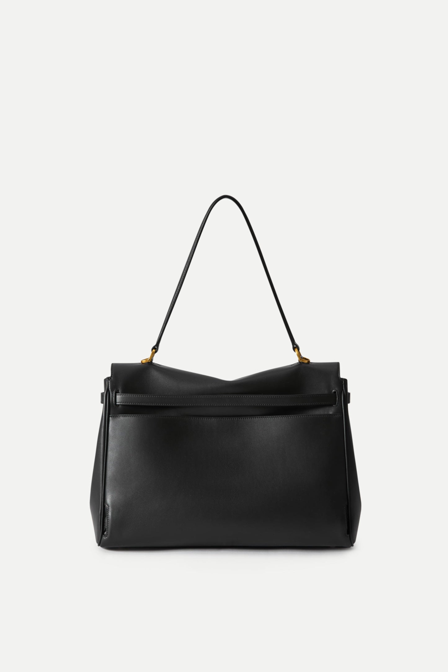 Double Flap Handbag in Calfskin Leather