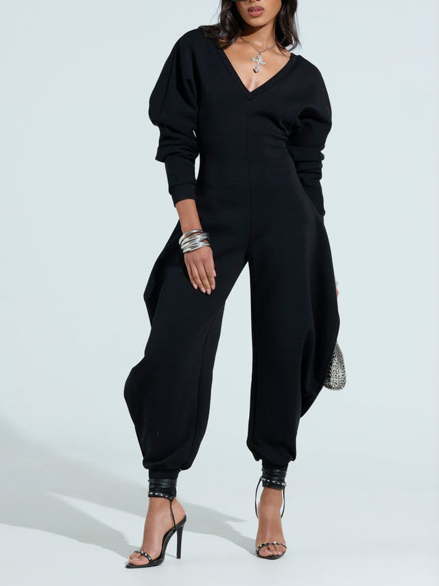 Comfy Cozy Sweatshirt Jumpsuit