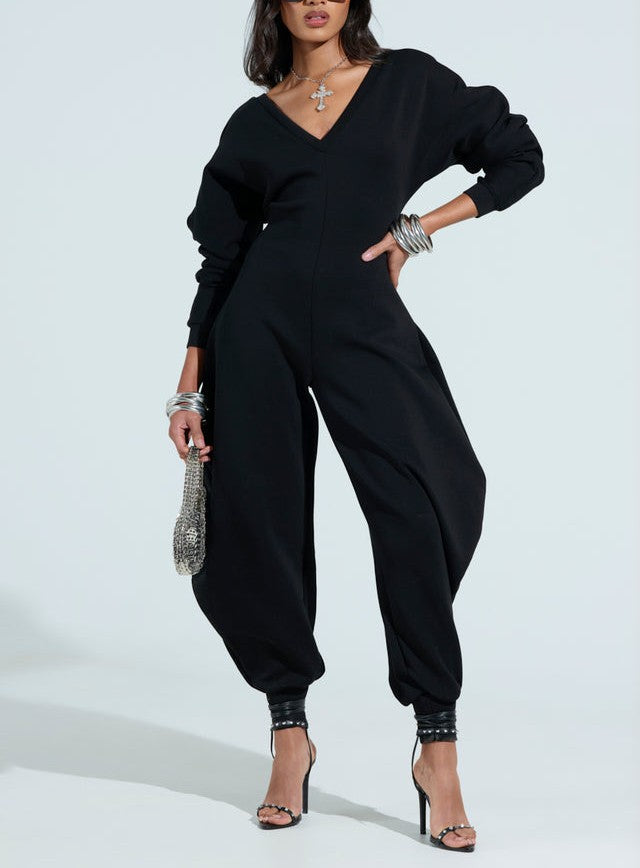 Comfy Cozy Sweatshirt Jumpsuit