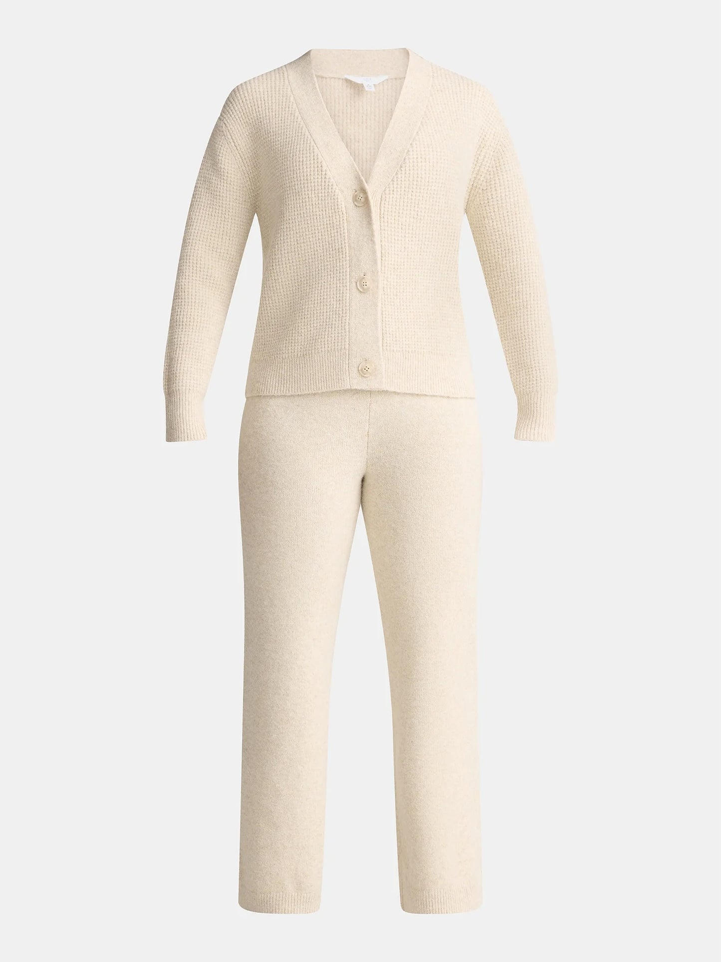 Women's Oversized Wool Cardigan and Pants Set